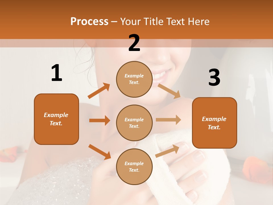 Orange Blond Nice PowerPoint Template