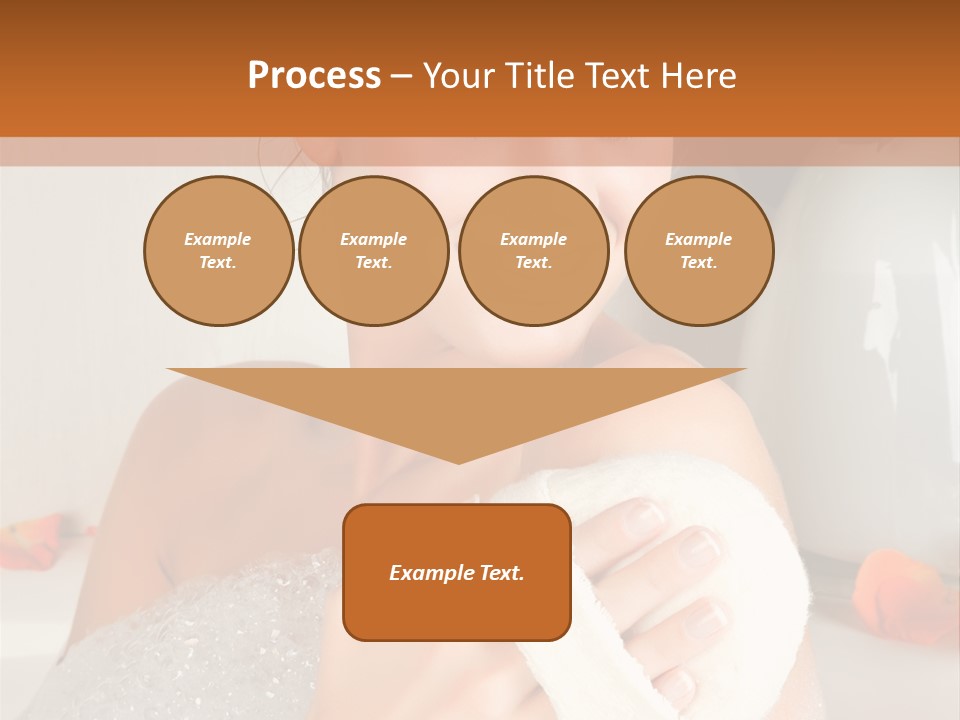 Orange Blond Nice PowerPoint Template