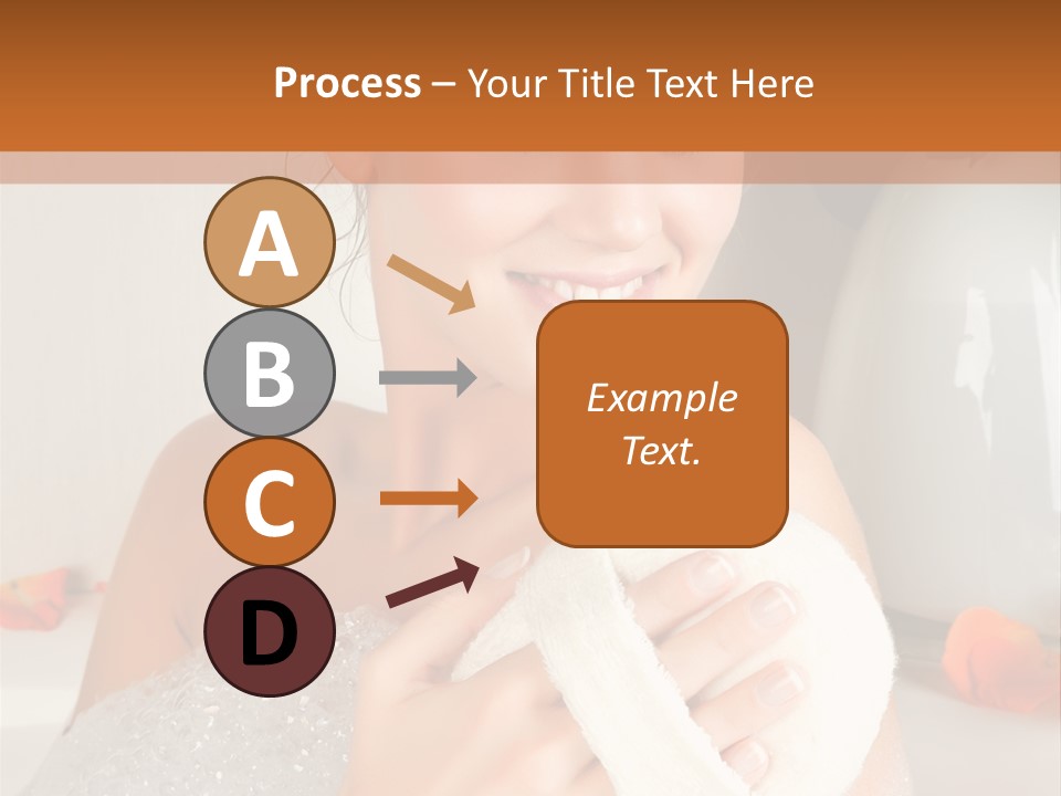 Orange Blond Nice PowerPoint Template