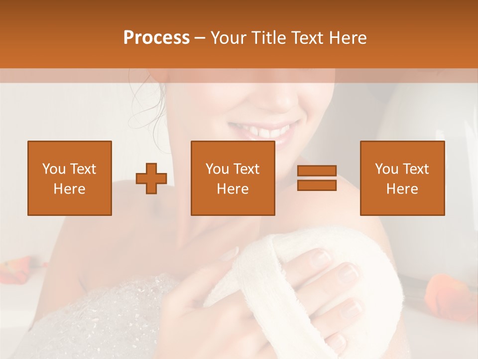 Orange Blond Nice PowerPoint Template