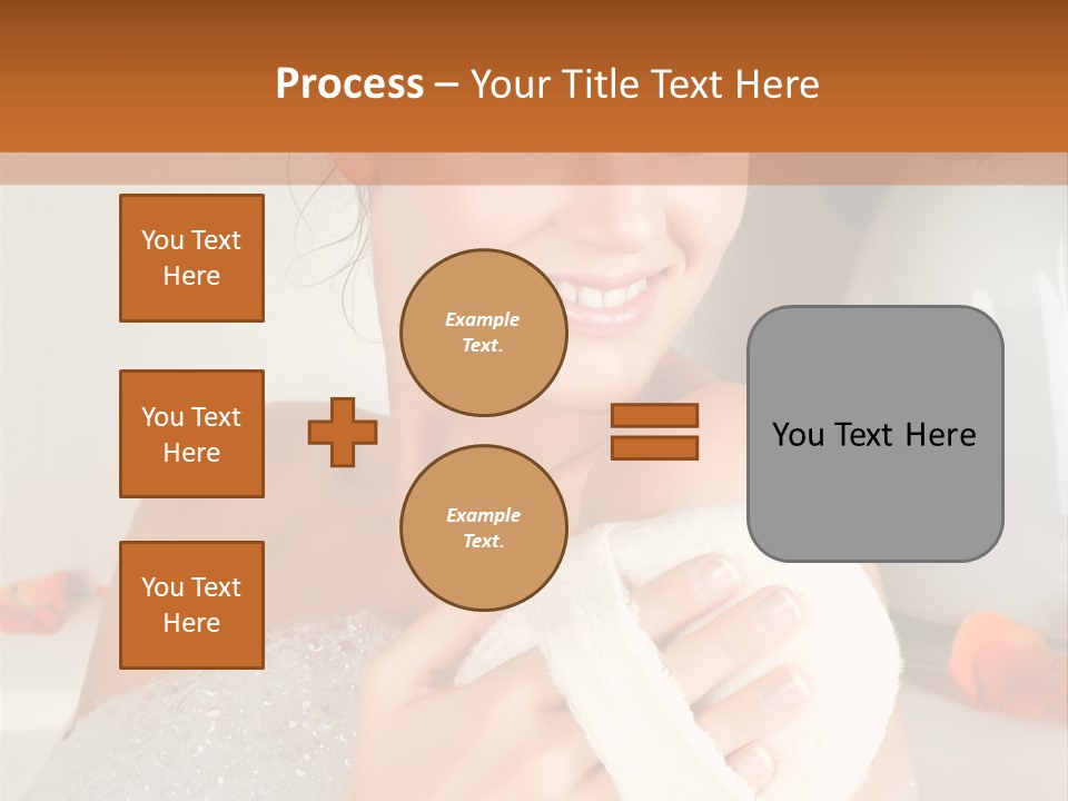 Orange Blond Nice PowerPoint Template