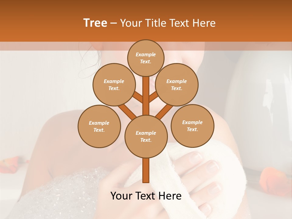 Orange Blond Nice PowerPoint Template