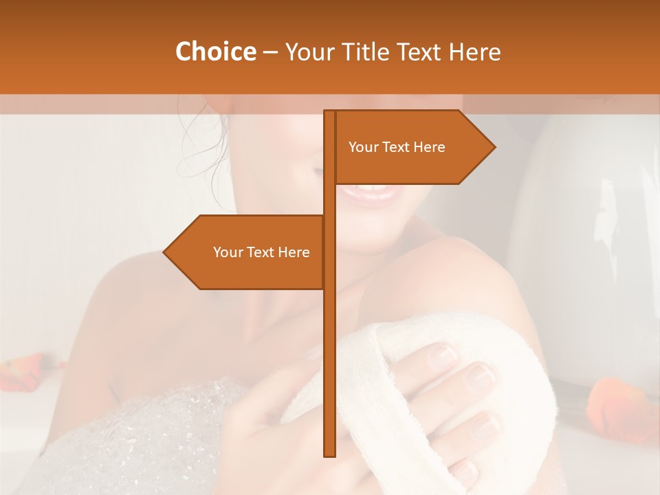 Orange Blond Nice PowerPoint Template