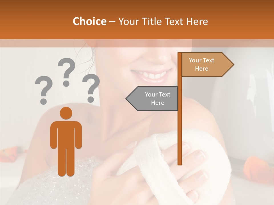 Orange Blond Nice PowerPoint Template