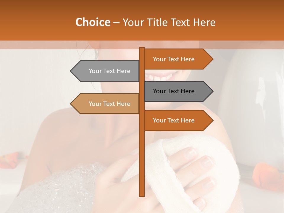 Orange Blond Nice PowerPoint Template