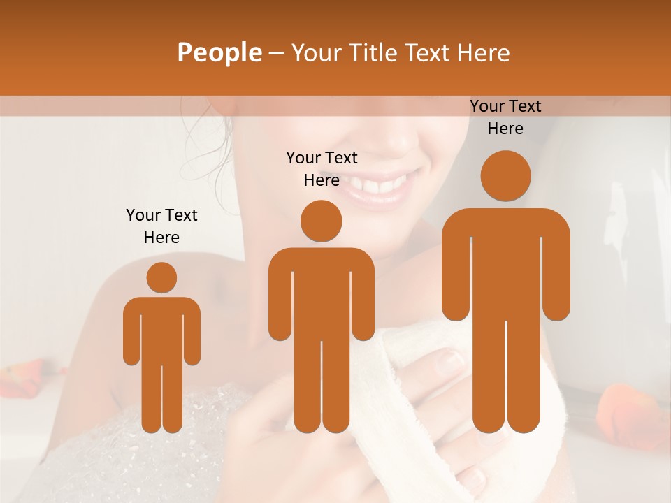 Orange Blond Nice PowerPoint Template