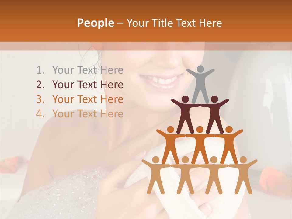 Orange Blond Nice PowerPoint Template