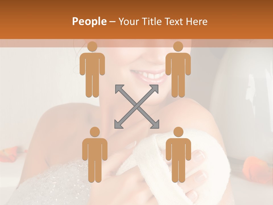 Orange Blond Nice PowerPoint Template