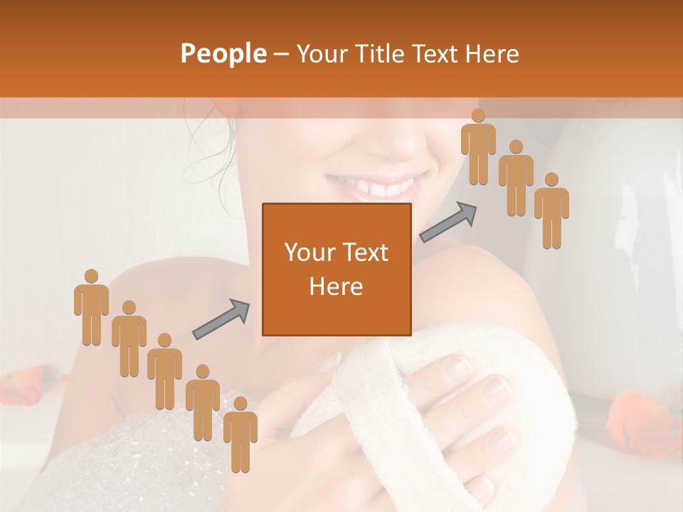 Orange Blond Nice PowerPoint Template