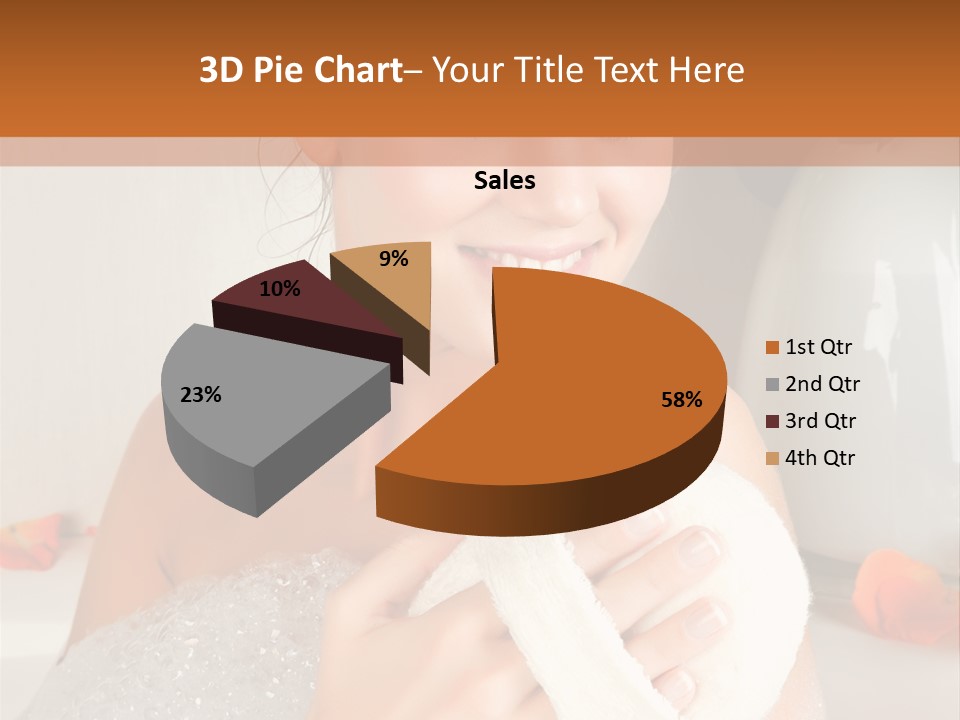 Orange Blond Nice PowerPoint Template
