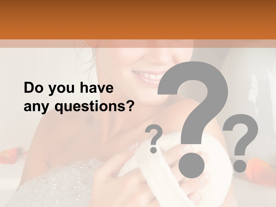 Orange Blond Nice PowerPoint Template