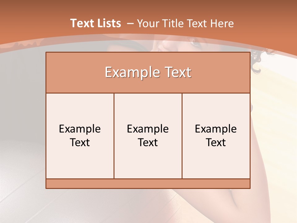 Lifestyle Girl Only PowerPoint Template