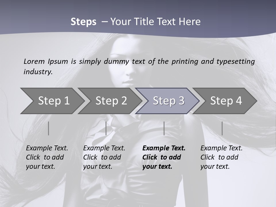 Sensuality Stylish Move PowerPoint Template