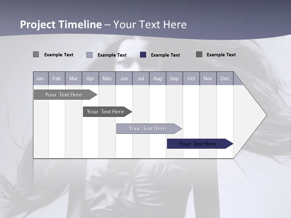 Sensuality Stylish Move PowerPoint Template