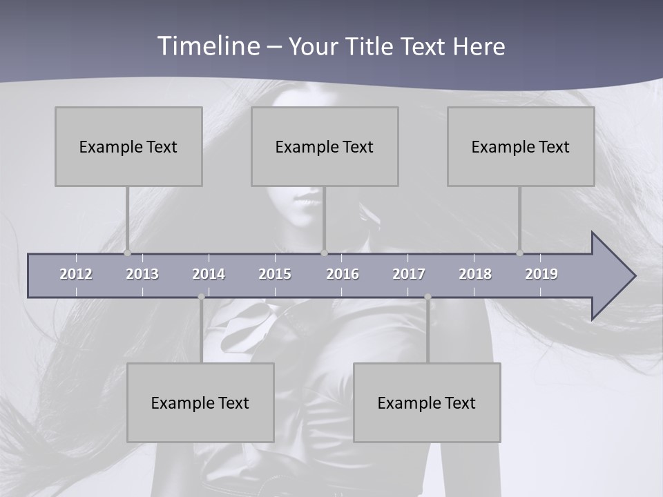 Sensuality Stylish Move PowerPoint Template