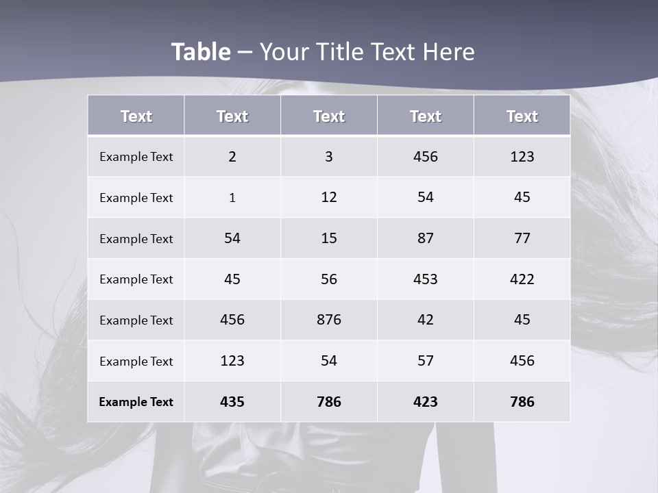 Sensuality Stylish Move PowerPoint Template