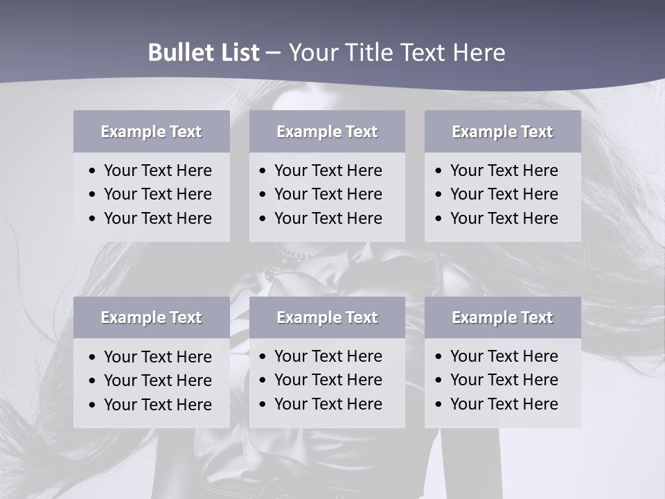 Sensuality Stylish Move PowerPoint Template