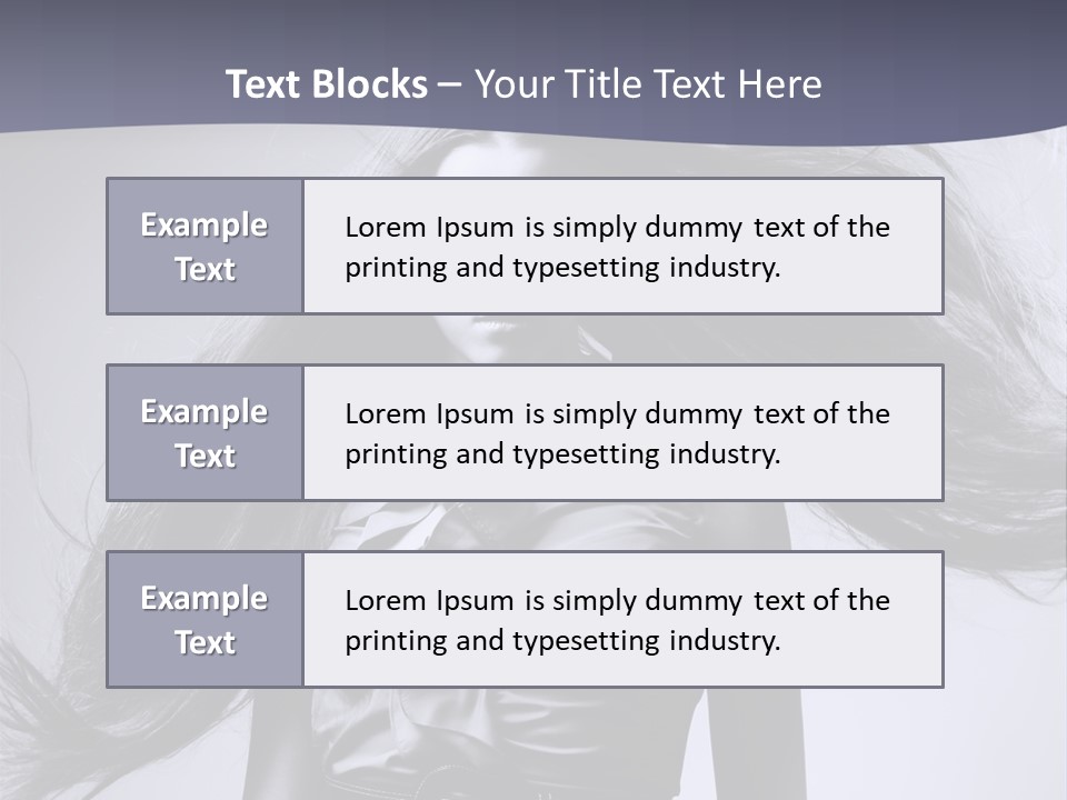 Sensuality Stylish Move PowerPoint Template