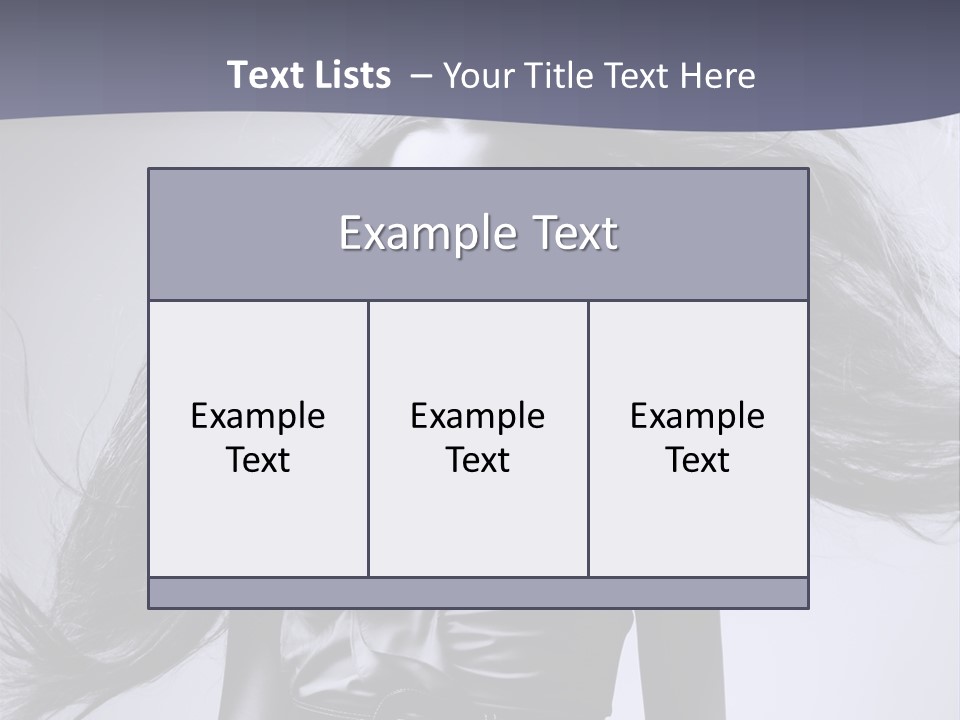Sensuality Stylish Move PowerPoint Template