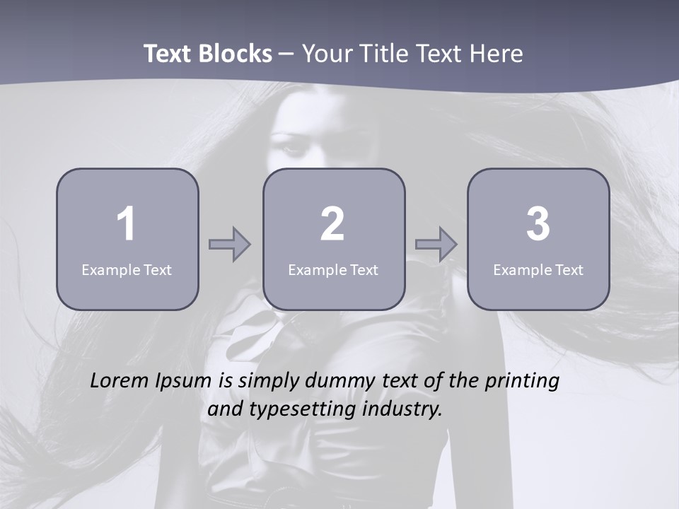 Sensuality Stylish Move PowerPoint Template