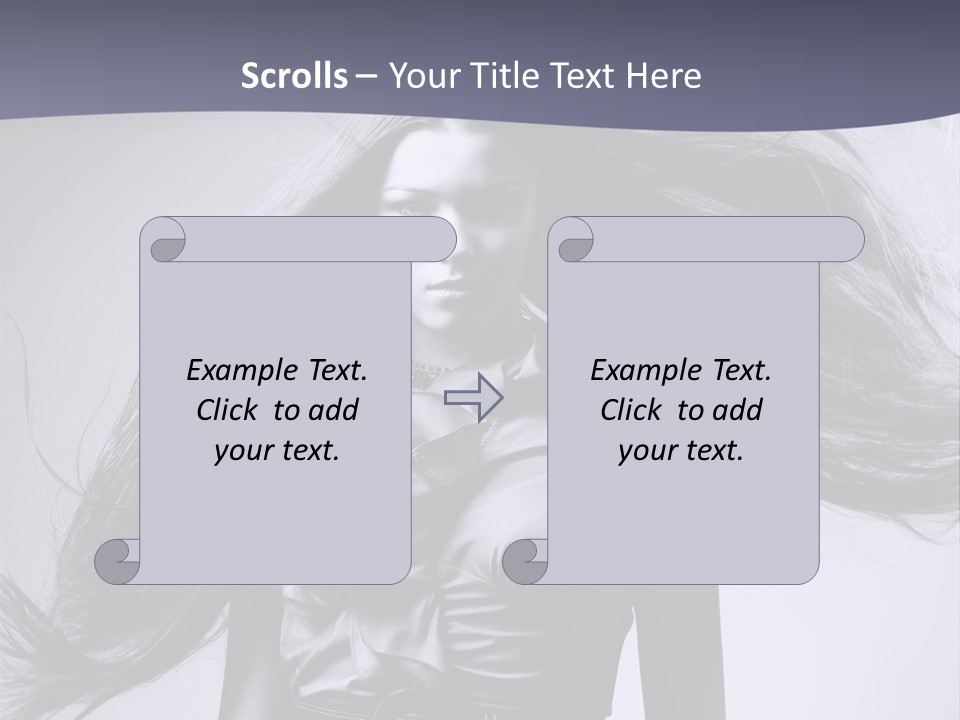 Sensuality Stylish Move PowerPoint Template