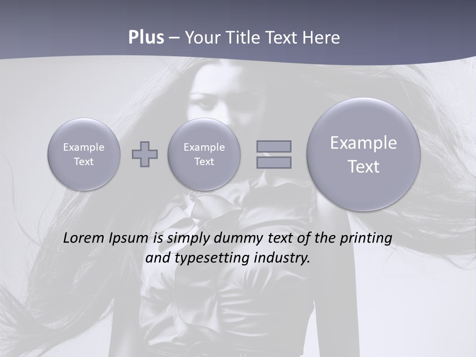 Sensuality Stylish Move PowerPoint Template