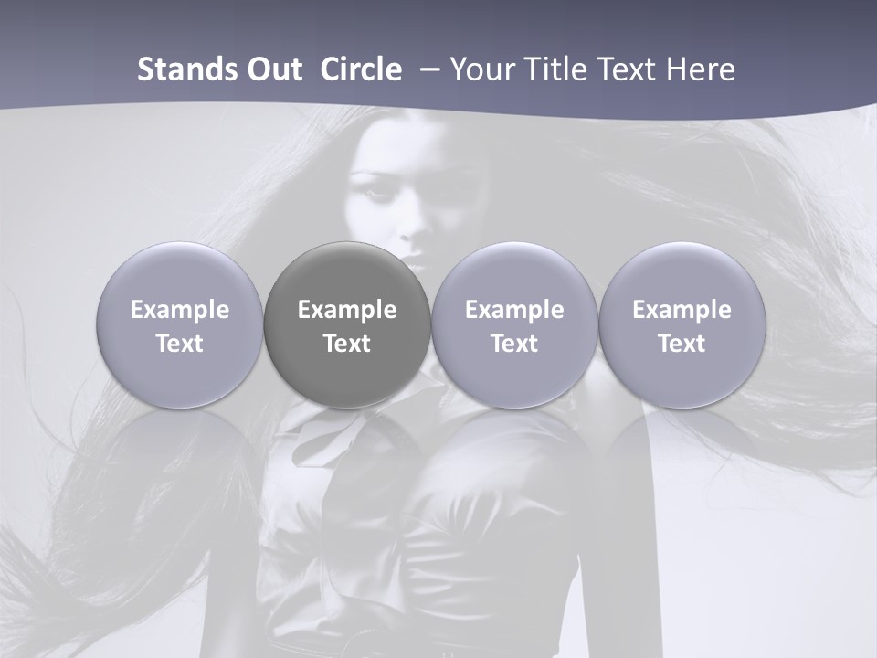 Sensuality Stylish Move PowerPoint Template