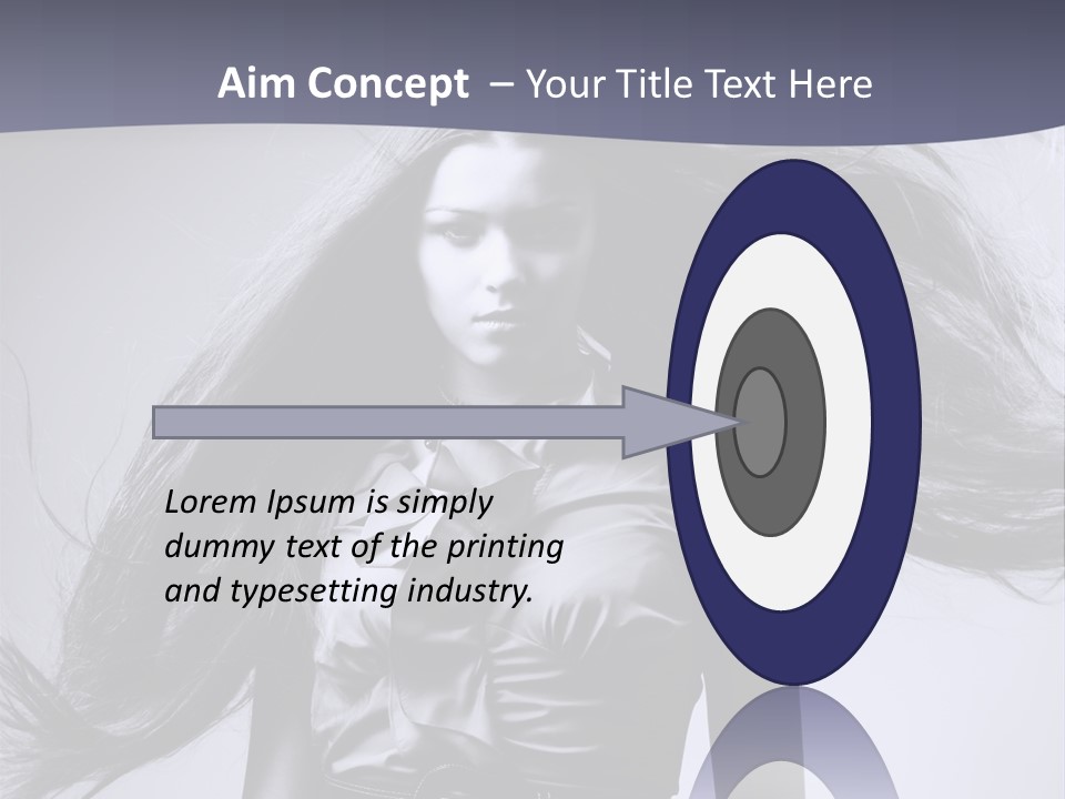 Sensuality Stylish Move PowerPoint Template