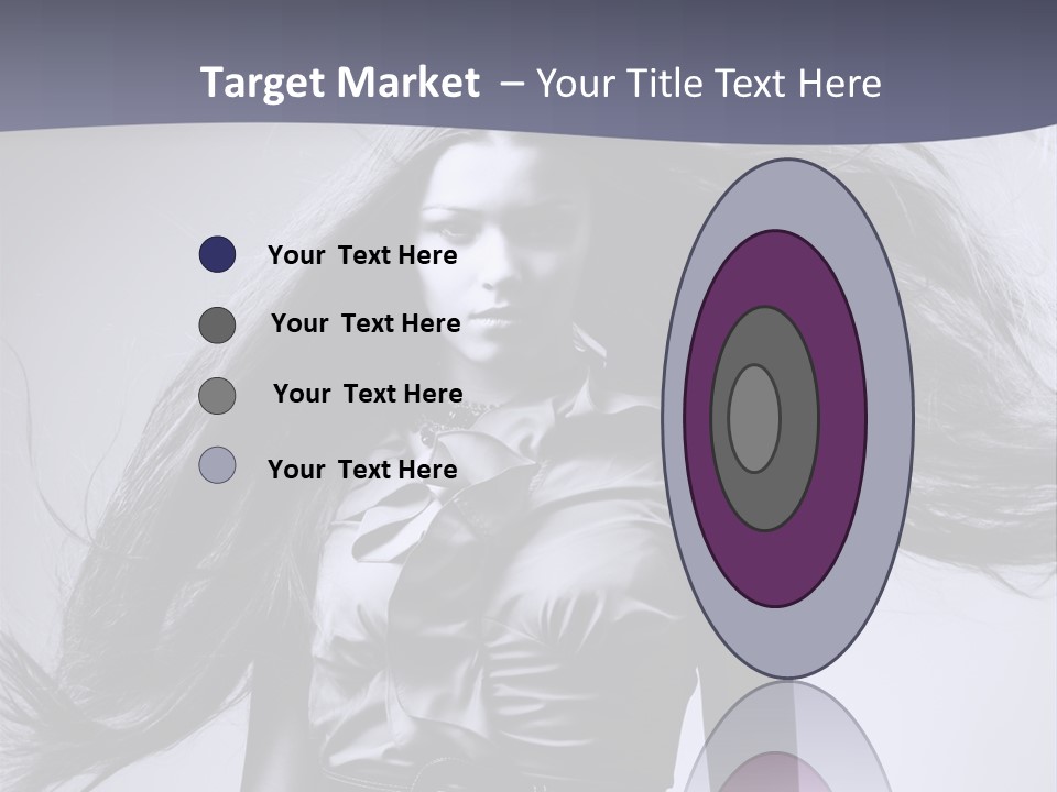 Sensuality Stylish Move PowerPoint Template