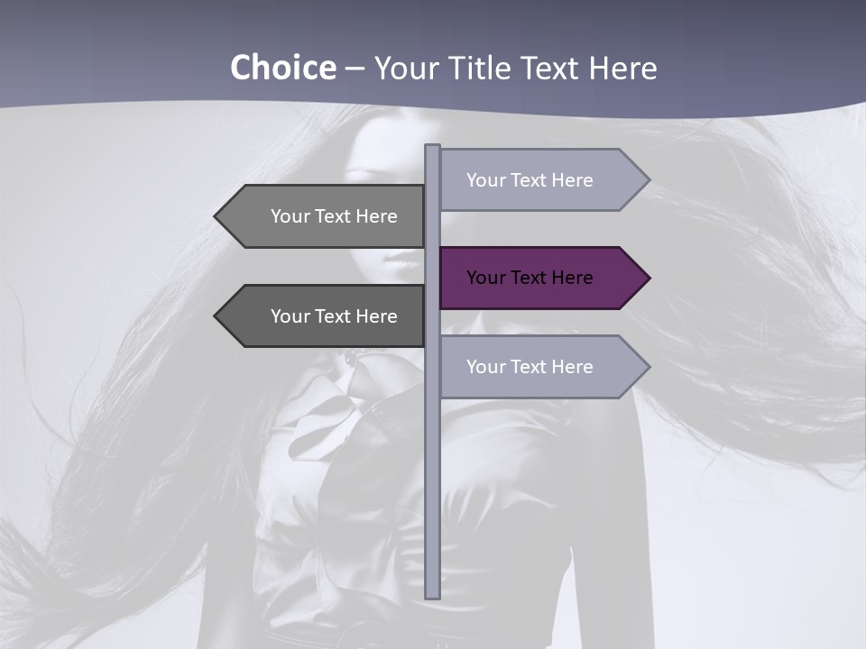 Sensuality Stylish Move PowerPoint Template