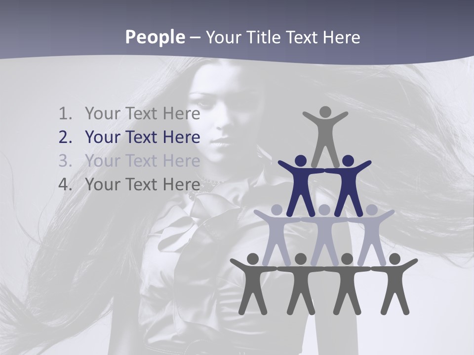 Sensuality Stylish Move PowerPoint Template