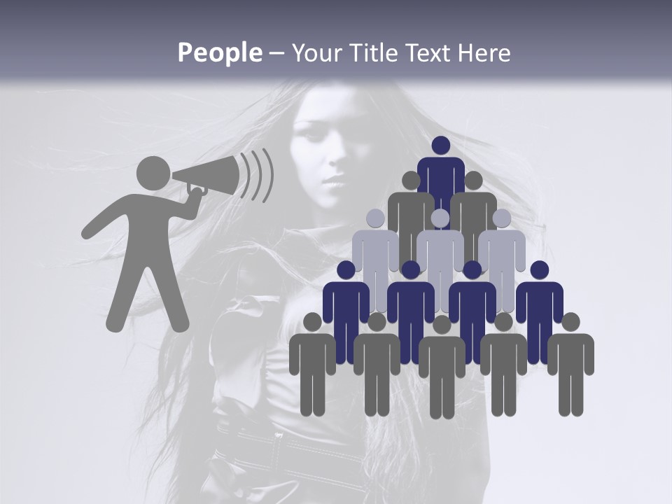 Background People Shot PowerPoint Template