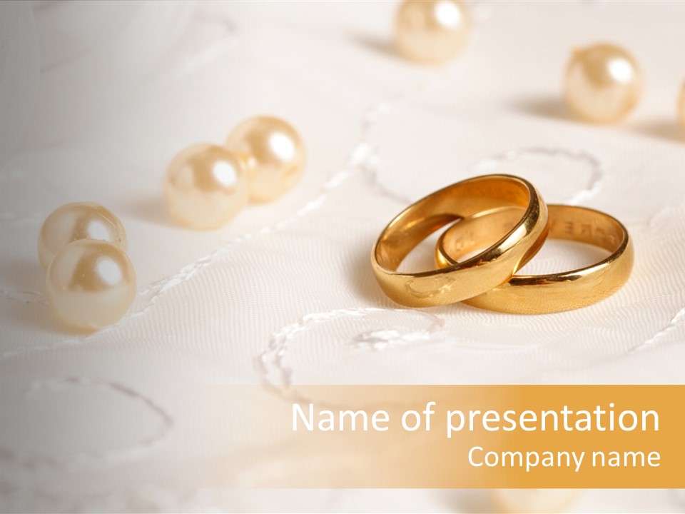 Ring Two Invitation PowerPoint Template