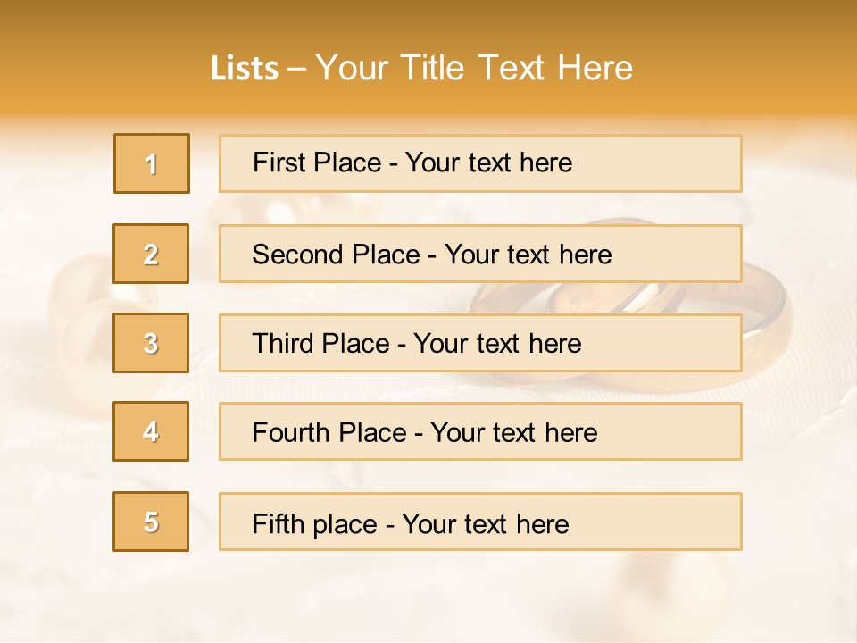 Ring Two Invitation PowerPoint Template