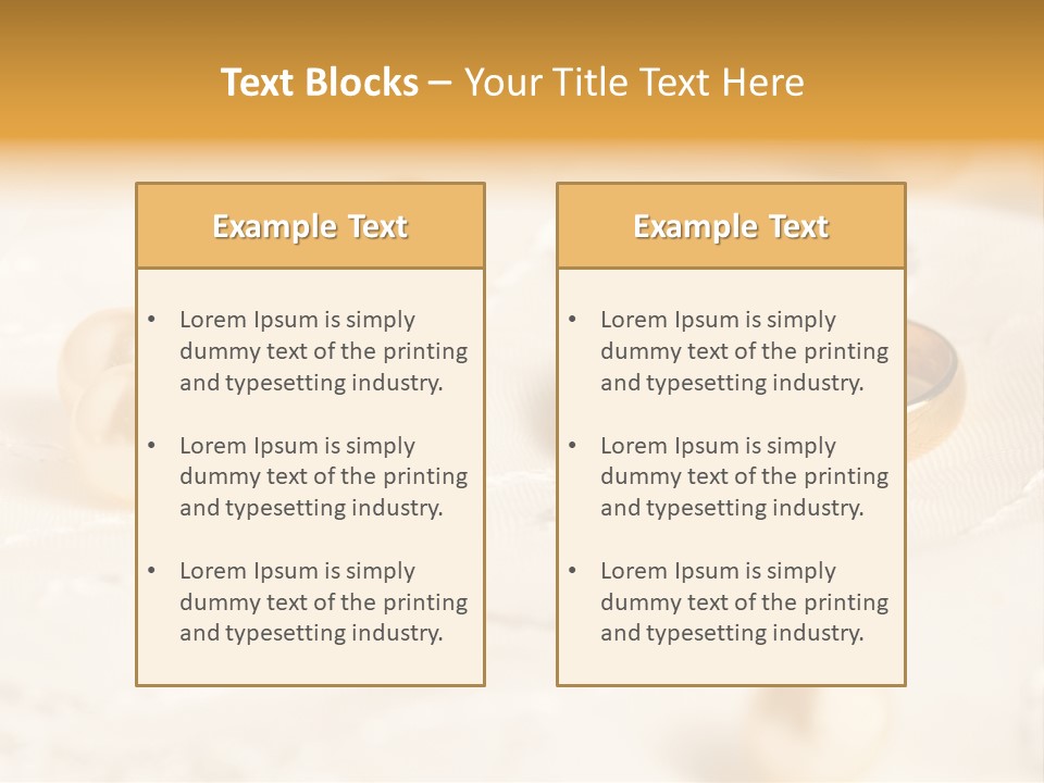 Ring Two Invitation PowerPoint Template