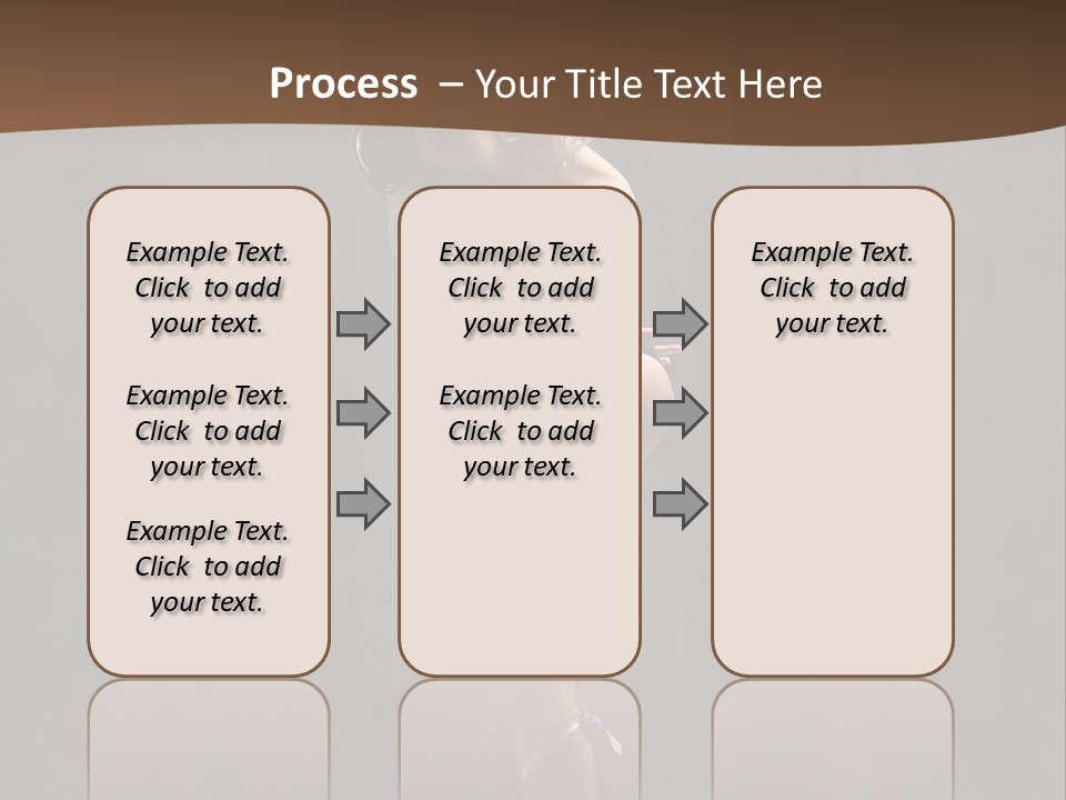 Woman Blond Acrobat PowerPoint Template