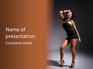 Party Disco Studio PowerPoint Template