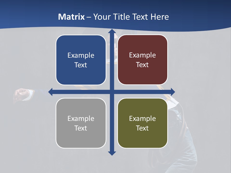 Lifestyle Posing Teenager PowerPoint Template