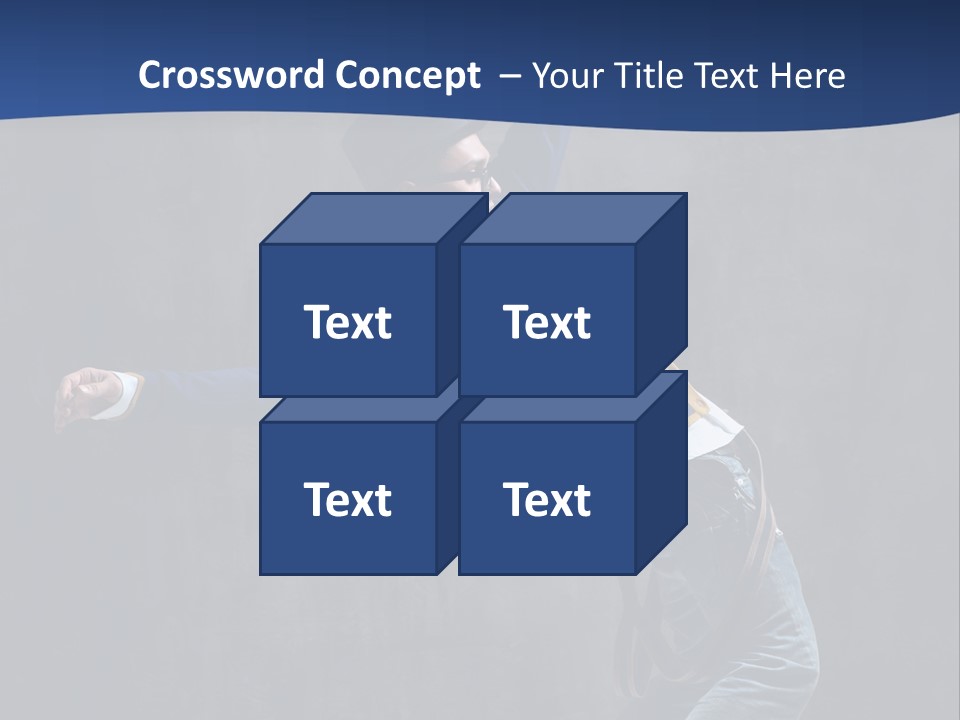 Lifestyle Posing Teenager PowerPoint Template