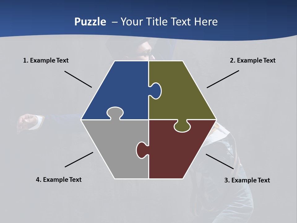 Lifestyle Posing Teenager PowerPoint Template