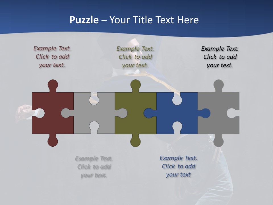 Lifestyle Posing Teenager PowerPoint Template