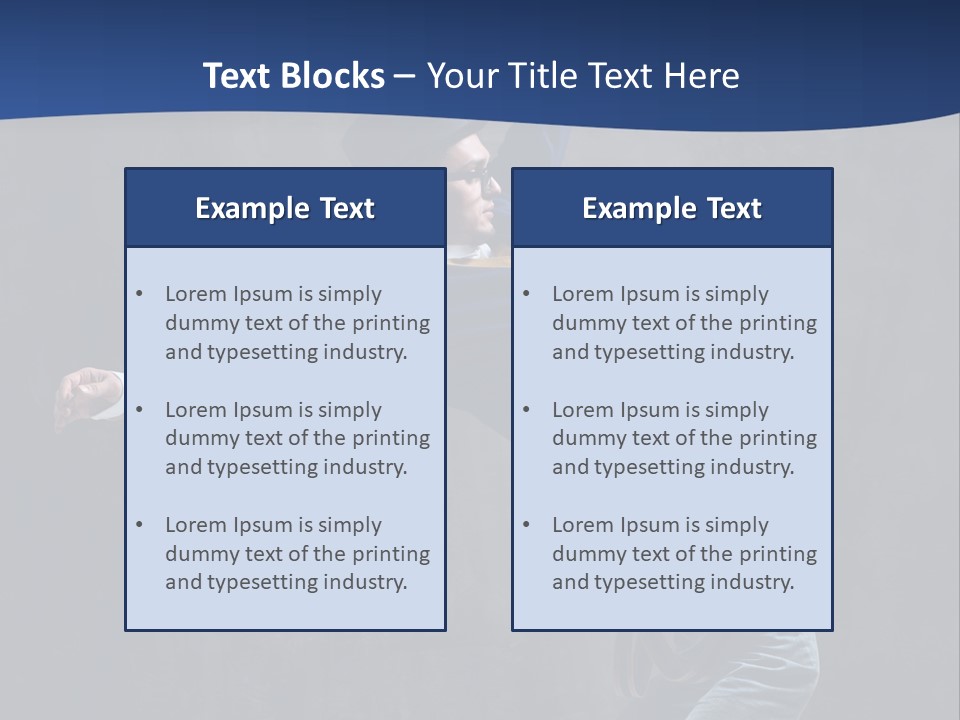 Lifestyle Posing Teenager PowerPoint Template