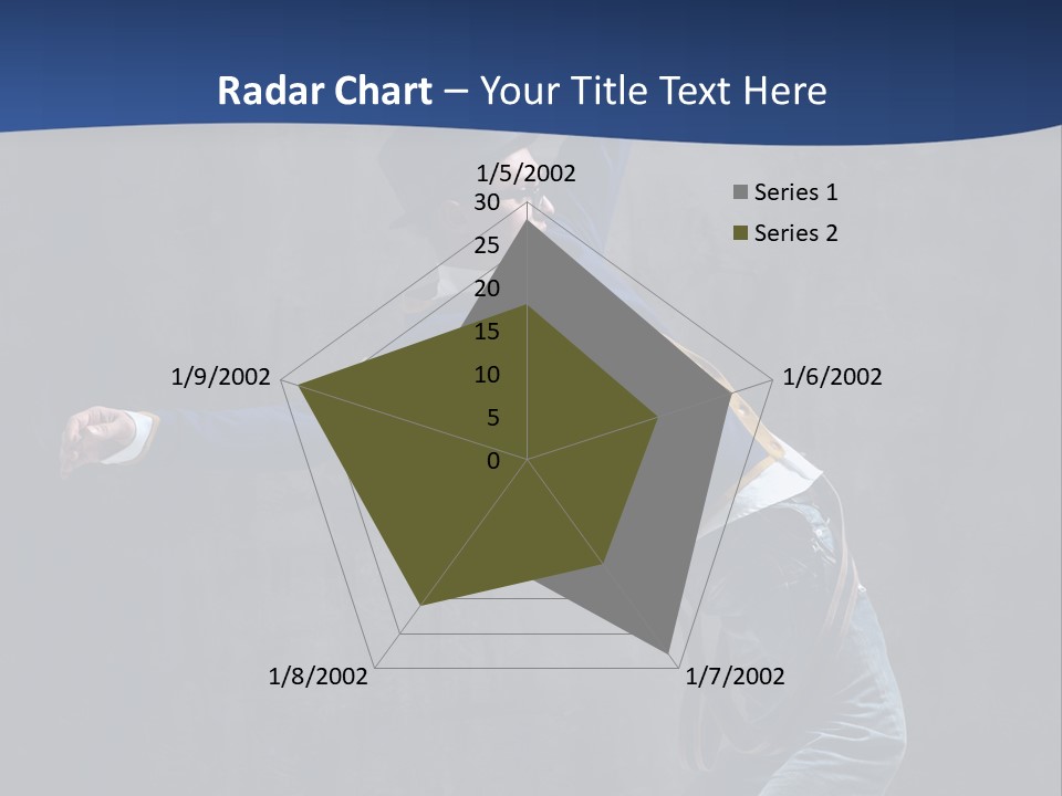 Lifestyle Posing Teenager PowerPoint Template