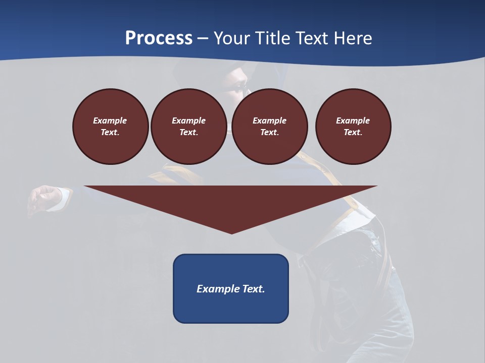 Lifestyle Posing Teenager PowerPoint Template