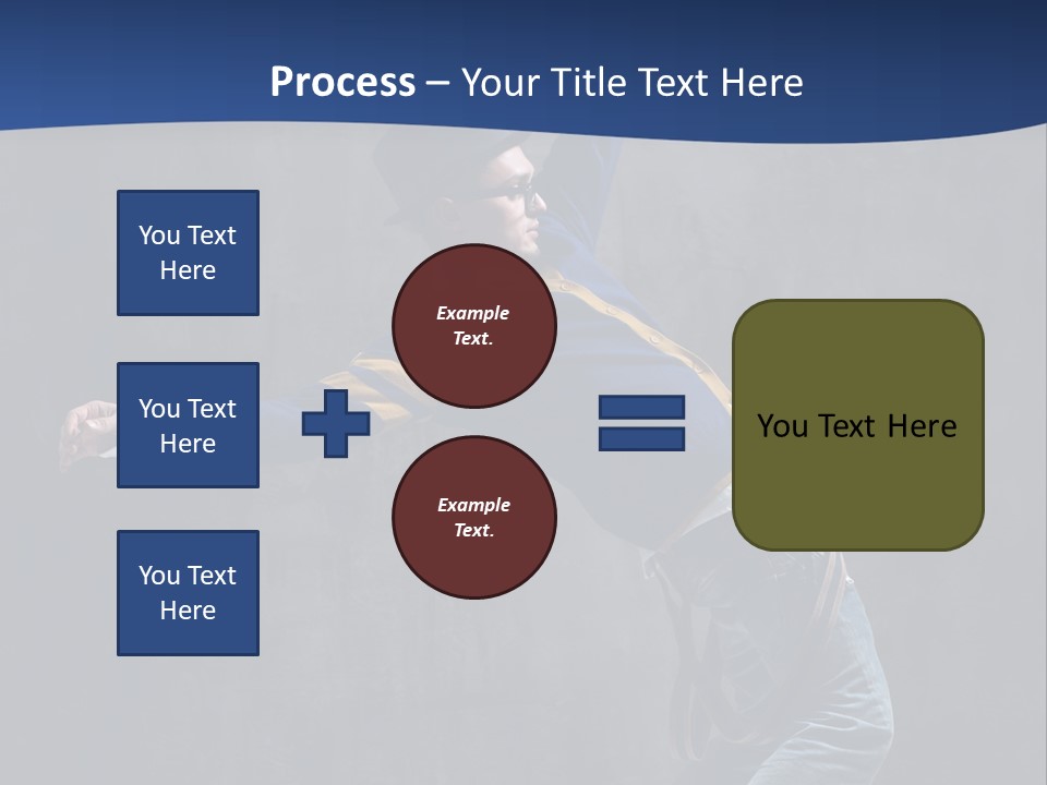Lifestyle Posing Teenager PowerPoint Template