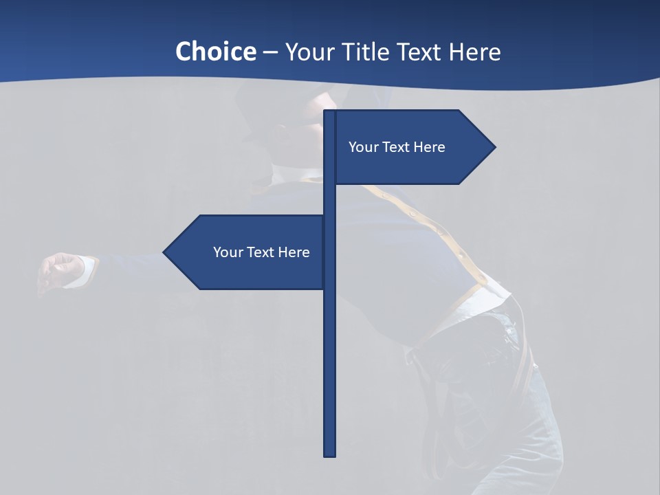 Lifestyle Posing Teenager PowerPoint Template