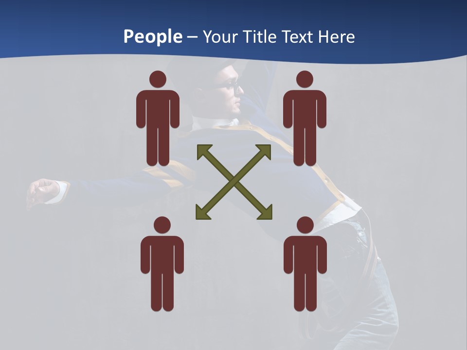 Lifestyle Posing Teenager PowerPoint Template