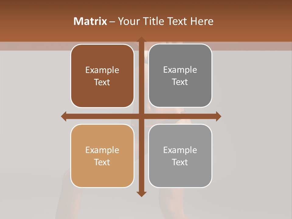 Stripper Flirting Female PowerPoint Template