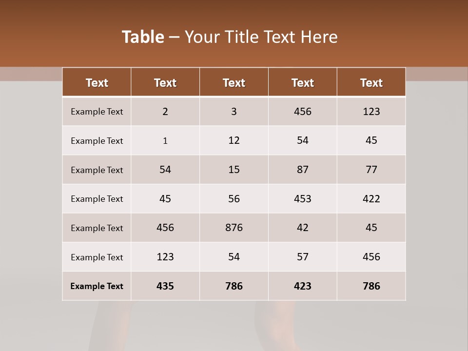 Stripper Flirting Female PowerPoint Template