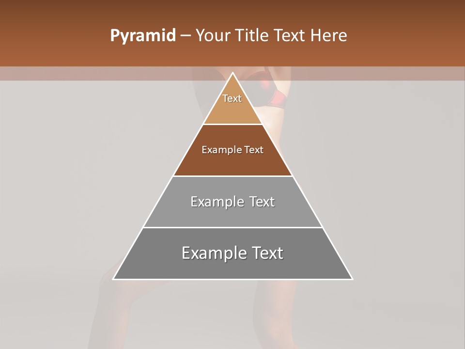 Stripper Flirting Female PowerPoint Template